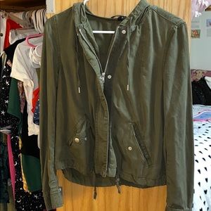 Army green jacket